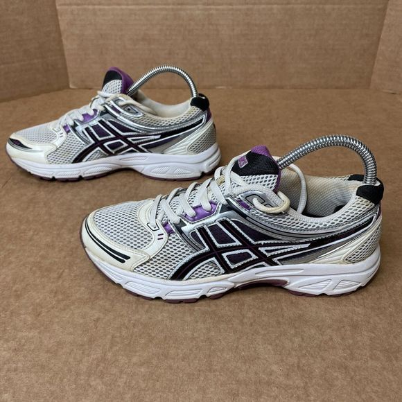 Asics Womens Gel Contend T2N8N White Running Shoes Sneakers Size 7.5 - Picture 5 of 10